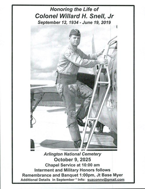 Obituary of Willard Henry Snell Jr.