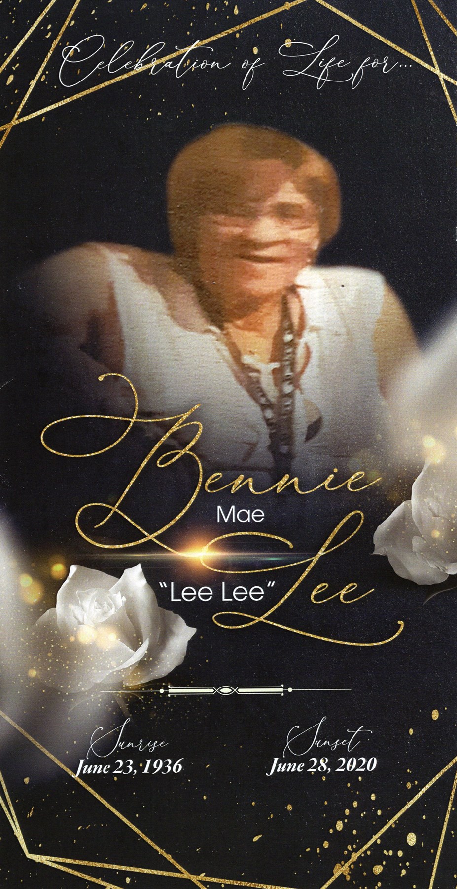 Obituario de Bennie Mae Lee