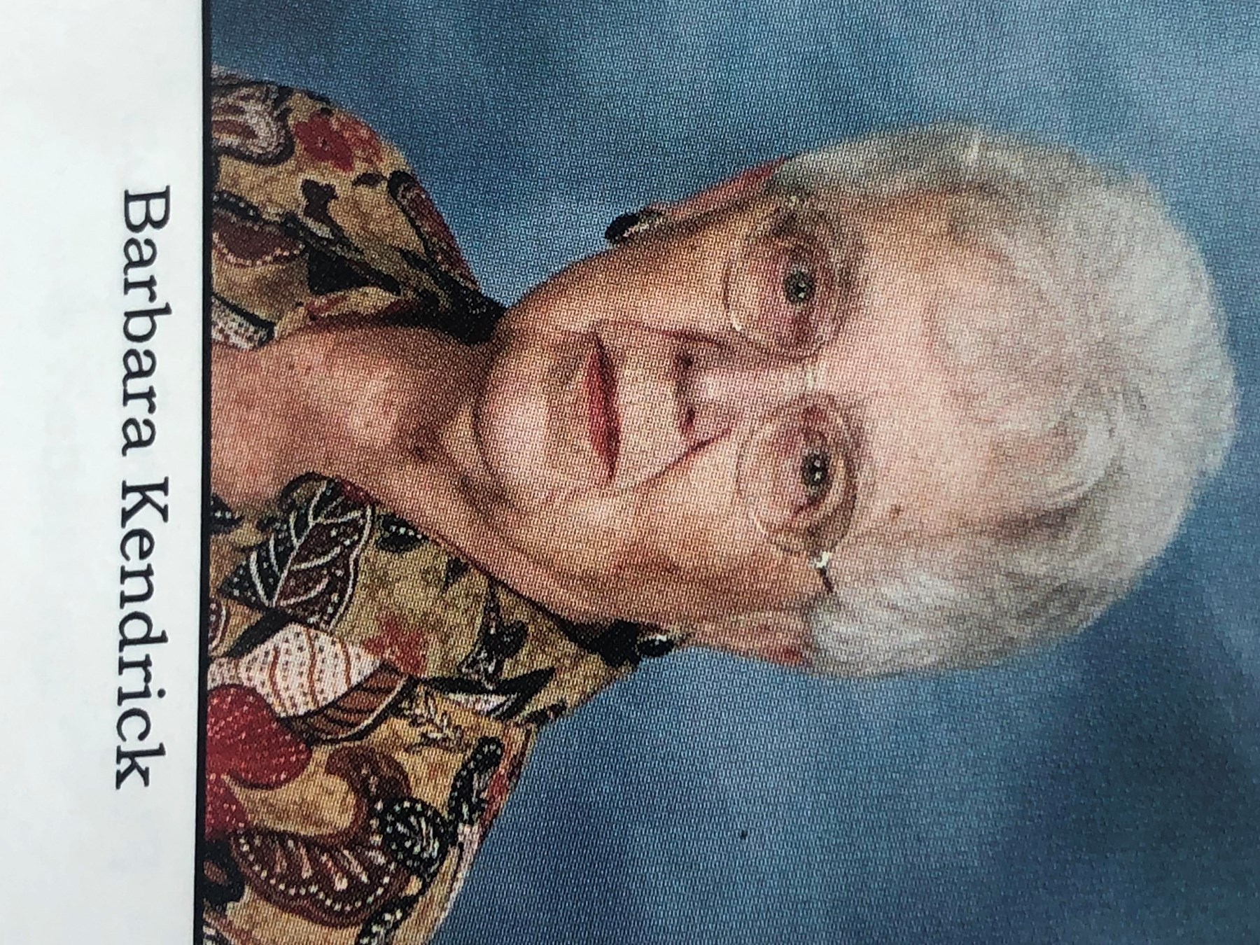 Obituary of Barbara Carter Kendrick