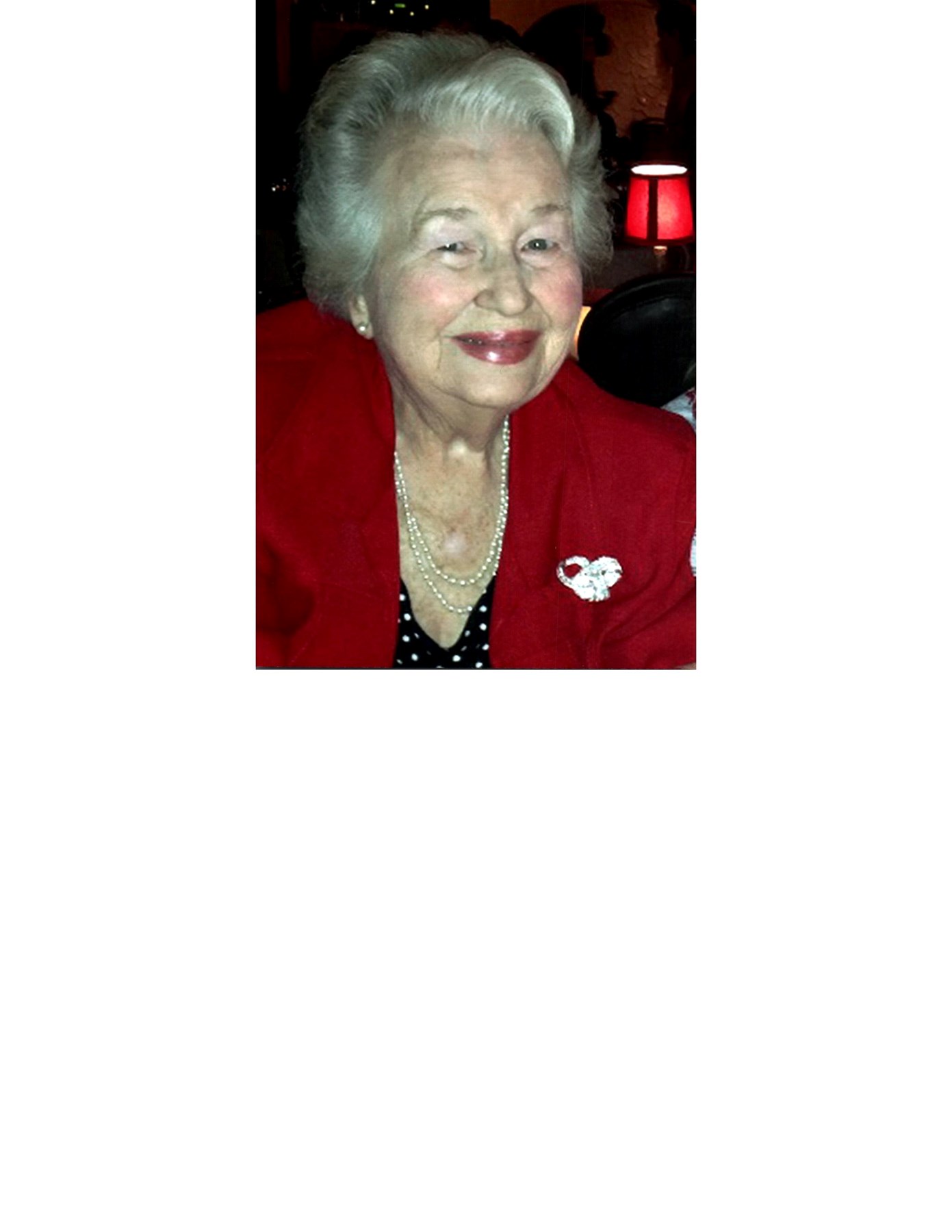 Avis de décès de Mary Applebee  Goldman