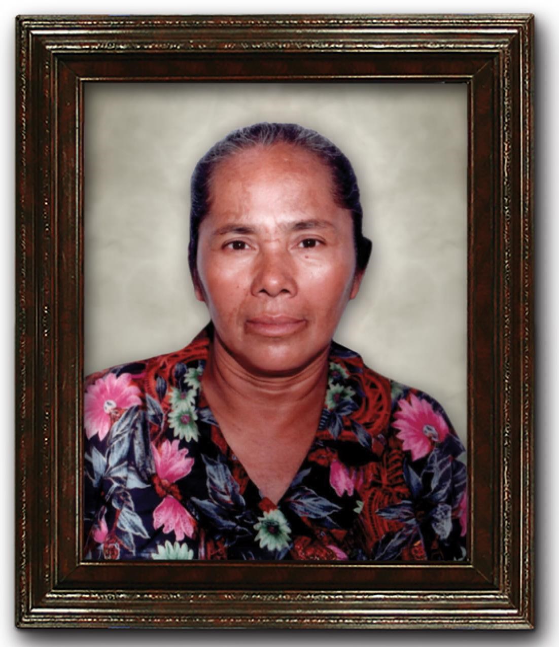 Obituario de Maria M. Recinos