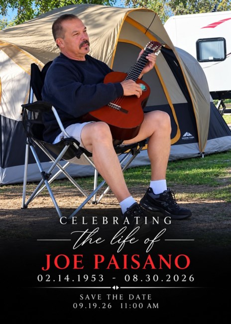 Obituary of Joe Gilbert Paisano