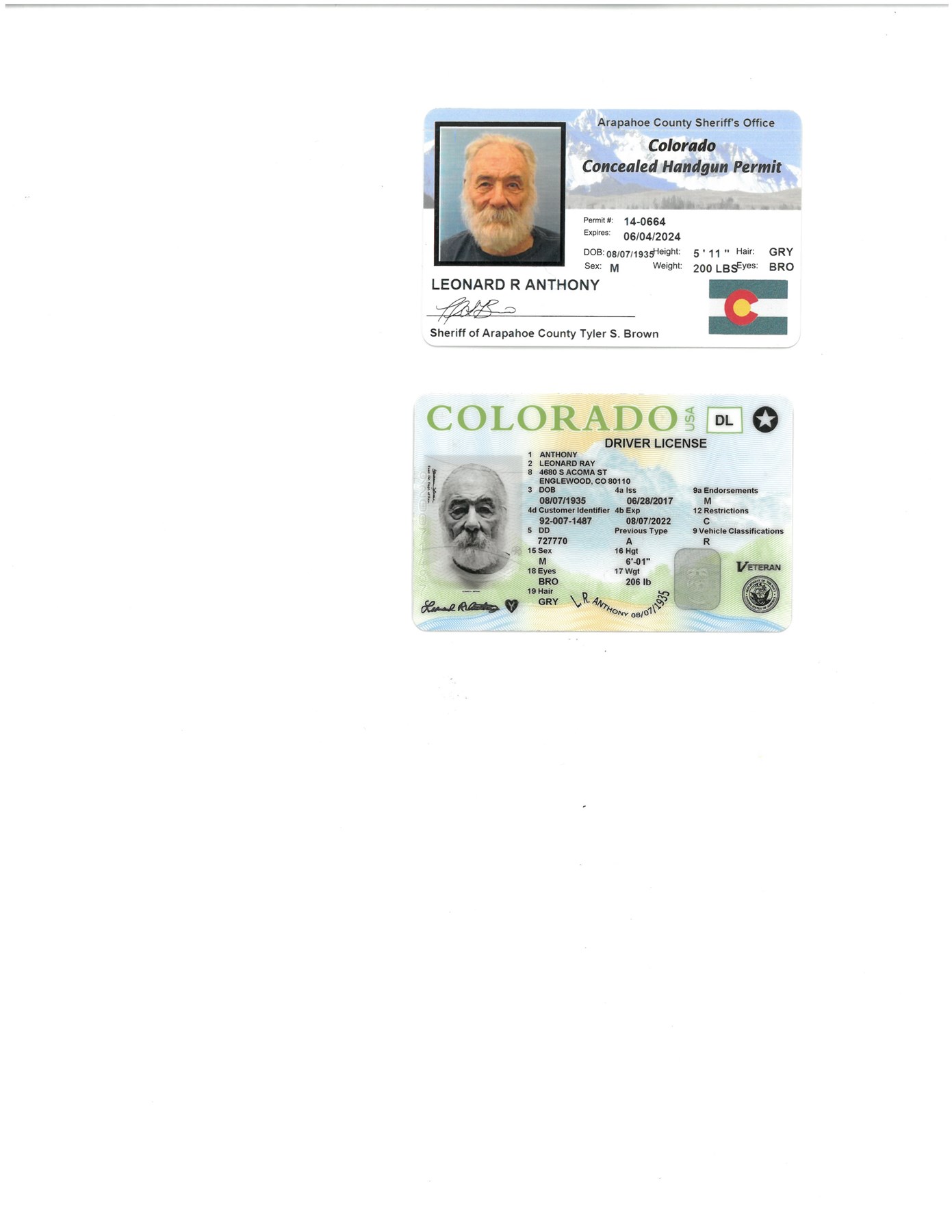 Obituary of Leonard "Lenny" Ray Anthony