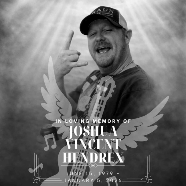 Obituary of Joshua Vincent Hendrex