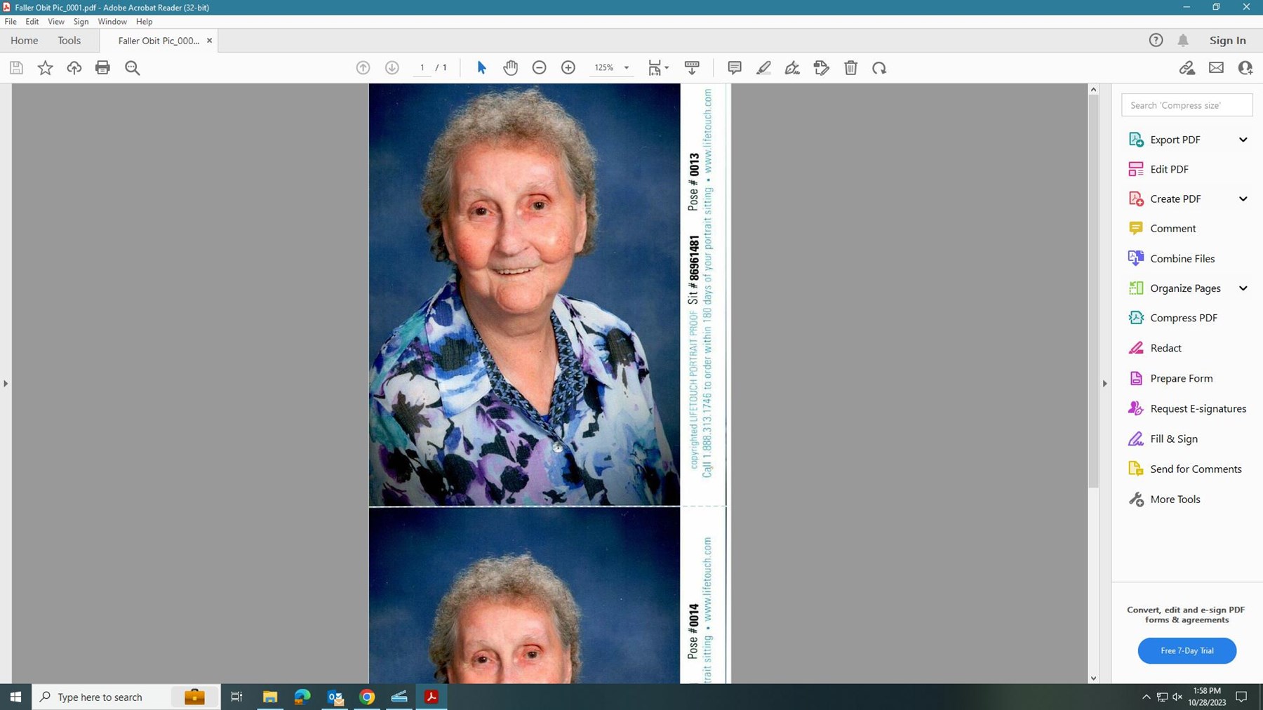 Avis de décès de Helen Faye Faller