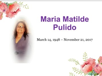 Obituary of Maria Pulido