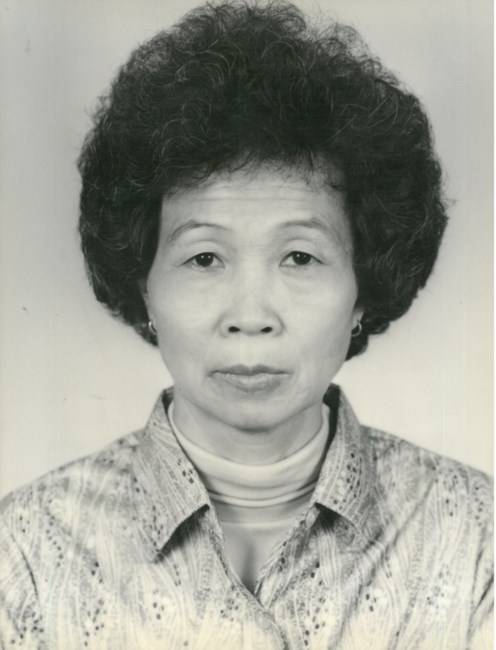 Avis de décès de Mrs. Chung Ho Shum