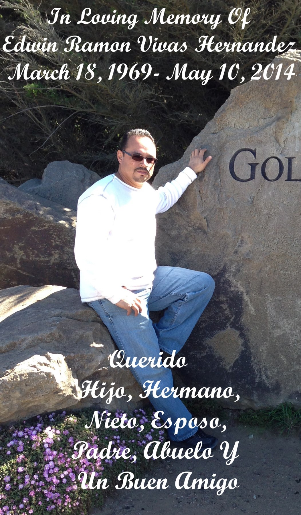 Avis de décès de Edwin Ramon Vivas