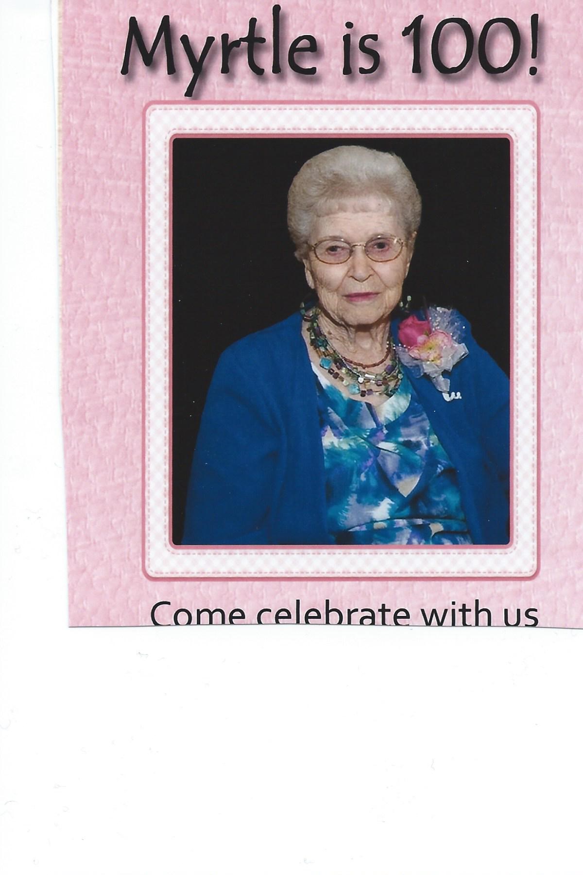 Obituary of Myrtle Irene Black