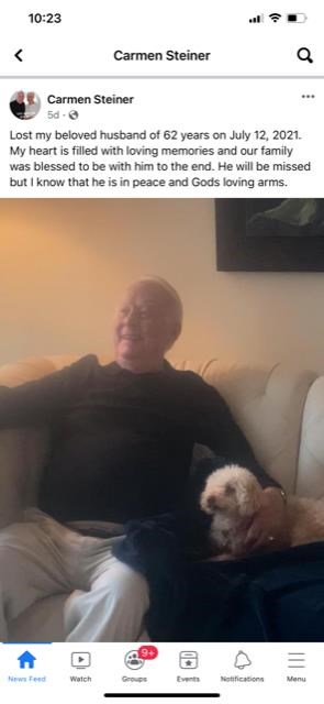 Obituary of Robert B Steiner