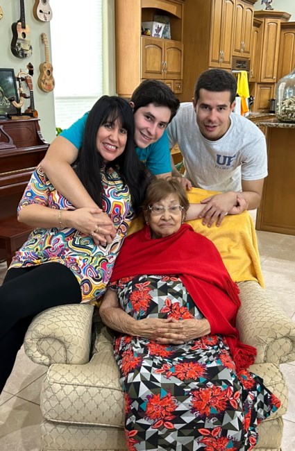 Obituary of Mercedes Delmira Gonzalez