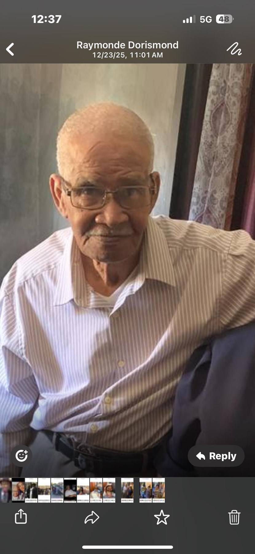 Avis de décès de Fritz Joseph