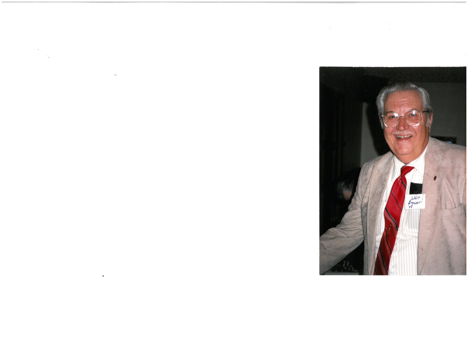 Obituary of Walter S. Brewer