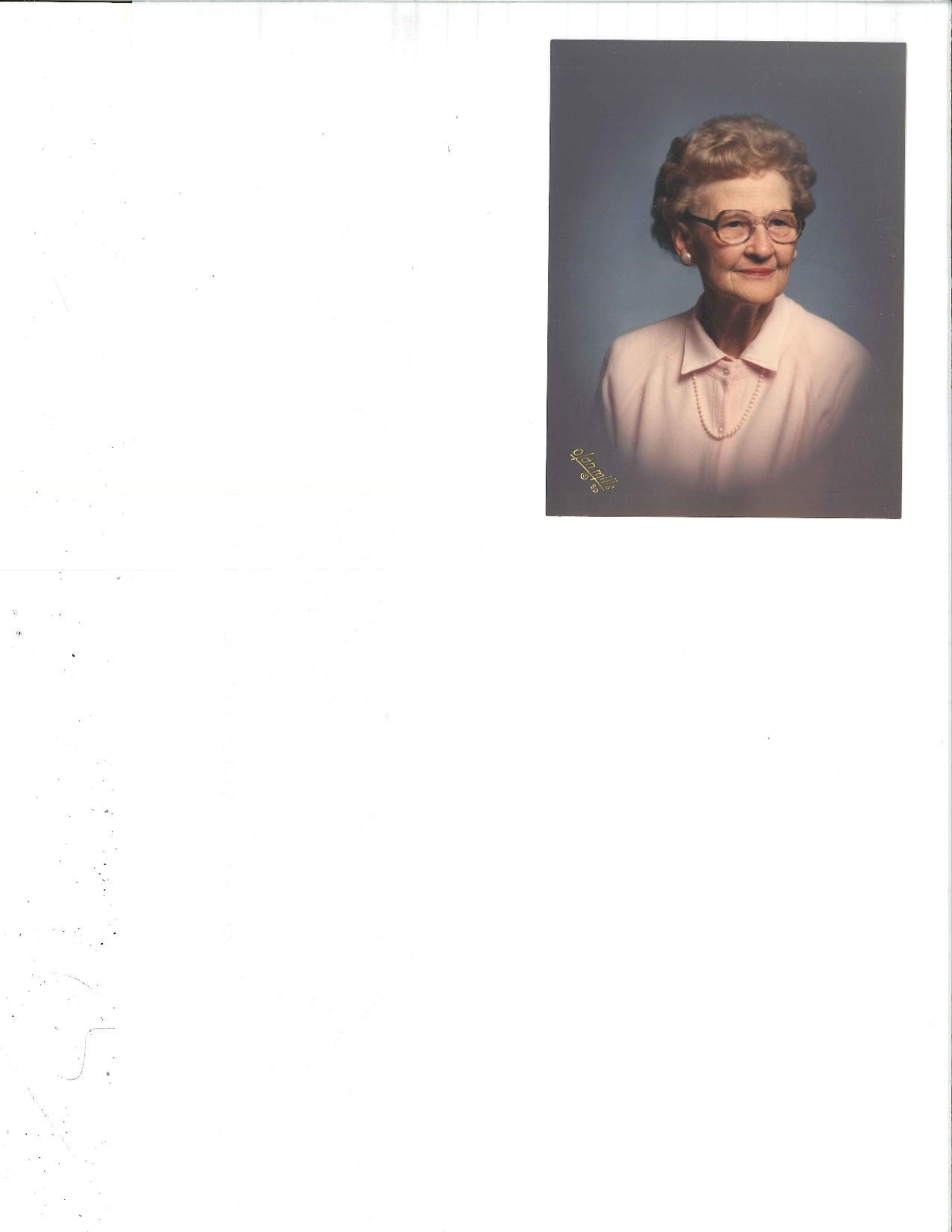 Obituary of Blanche Mary Hawkins
