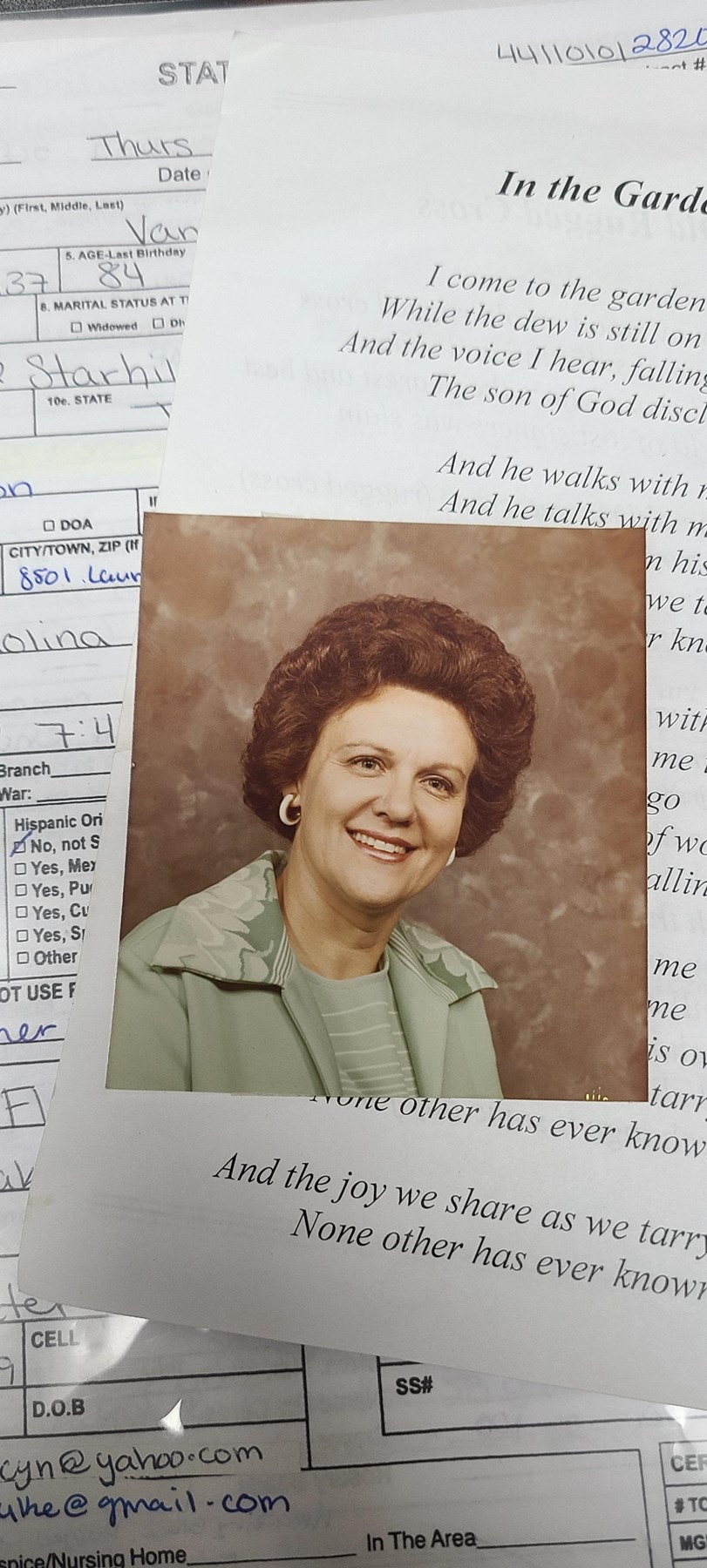 Obituary of Doris Van Dyke