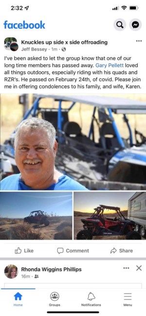 Obituary of Gary Louis Pellett