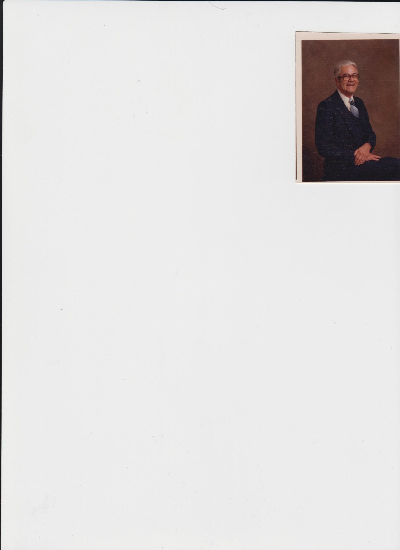 Obituary of Holland B. Evans