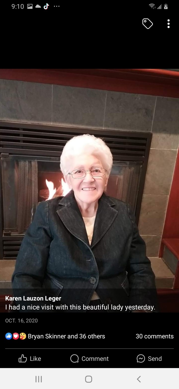 Obituario de Jean Elizabeth ( Anderson) Leger