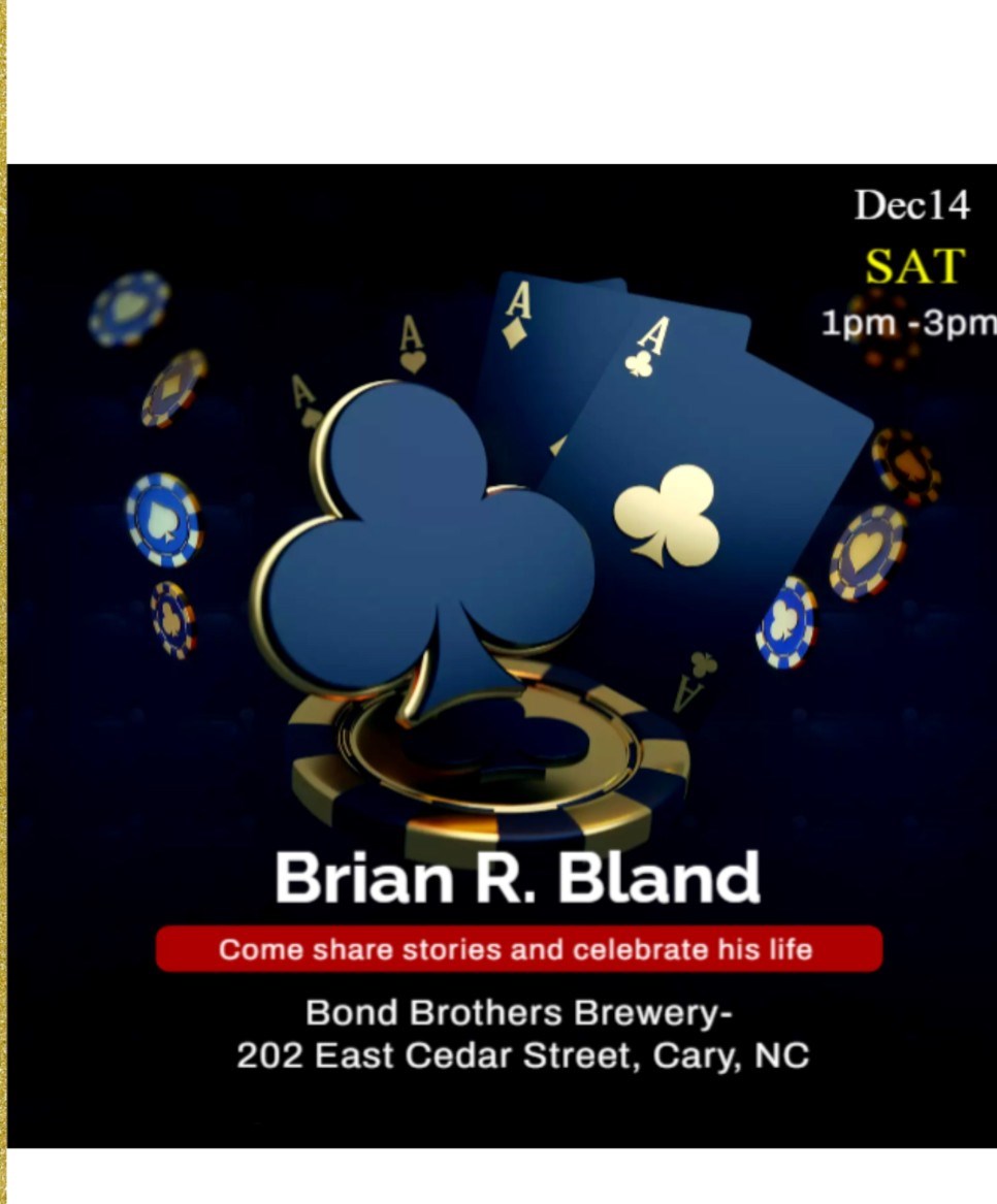 Obituary of Brian Reynolds Bland