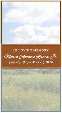 Obituary of Marco Antonio Rivera Jr.