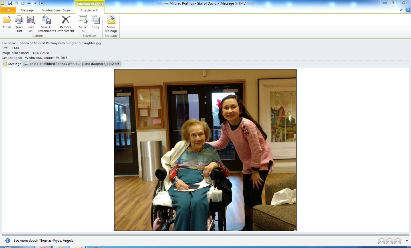 Obituary of Mildred Edith Portnoy