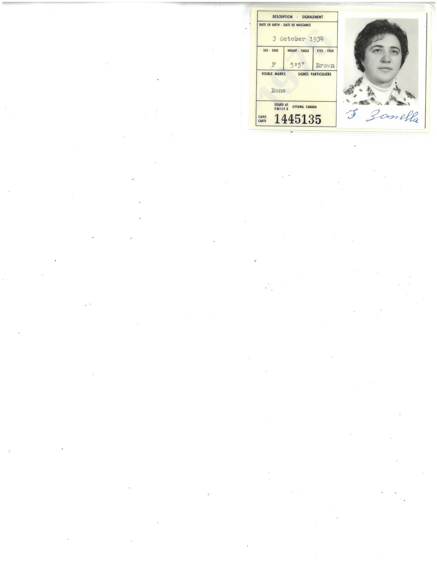 Obituary of Francesca Zanella