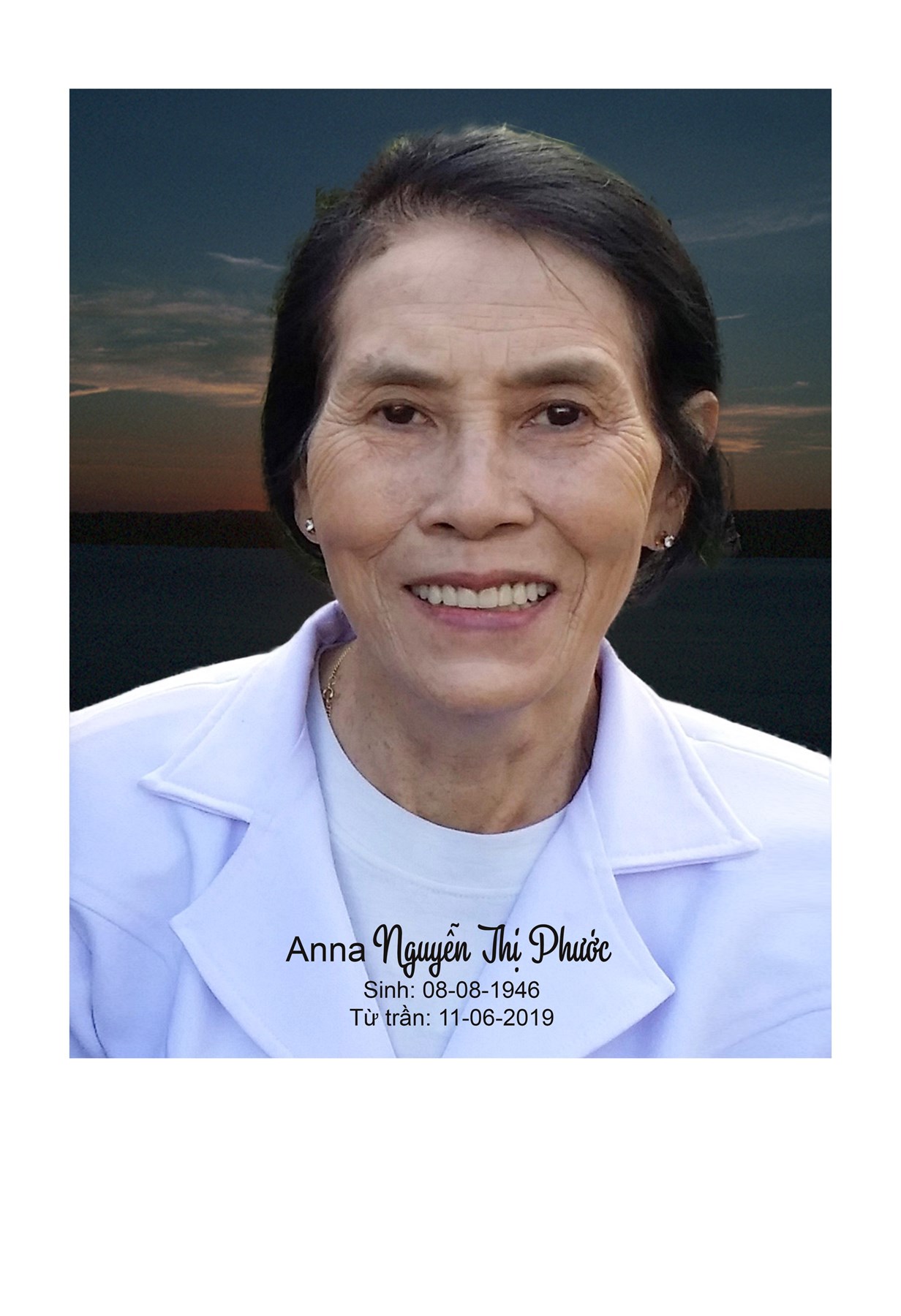 Obituary of Phước Thị Nguyễn