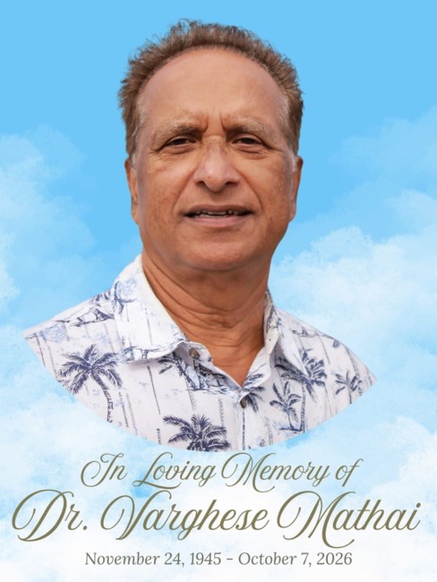 Obituary of Dr. Varghese "Ponnachan" Ettimoottil Mathai