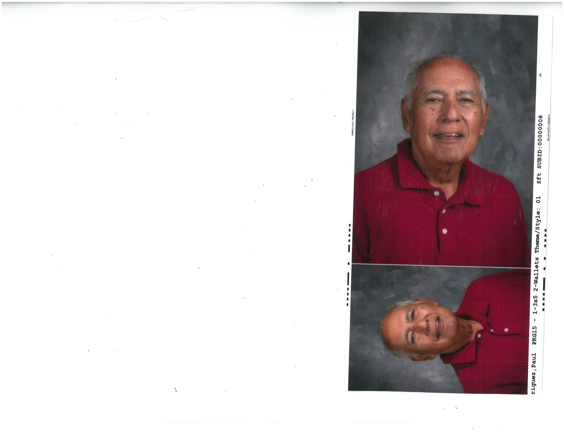 Obituary of Paul Francis Rodriguez