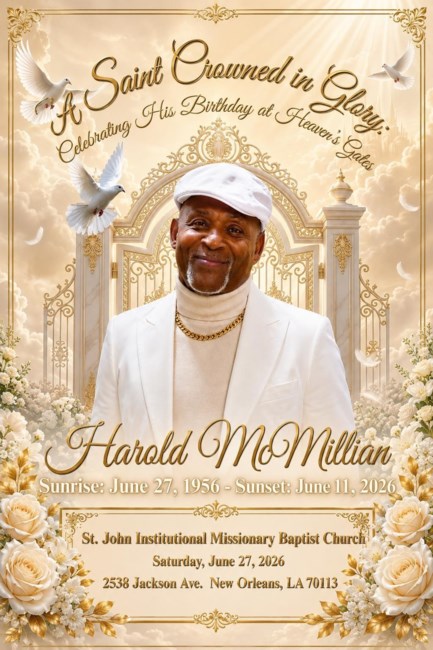 Obituary of Harold McMillian