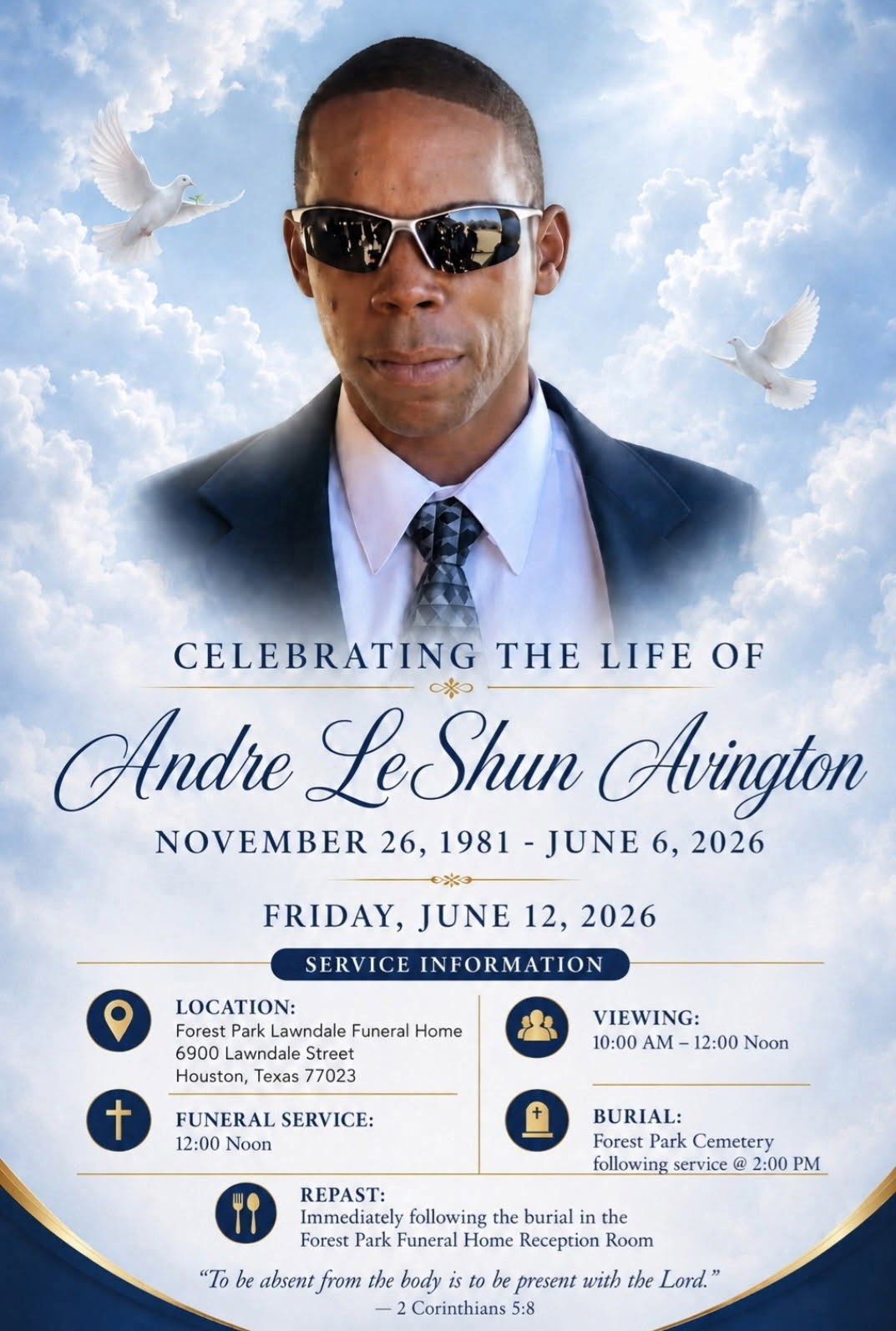 Obituary of Andre LeShun Avington