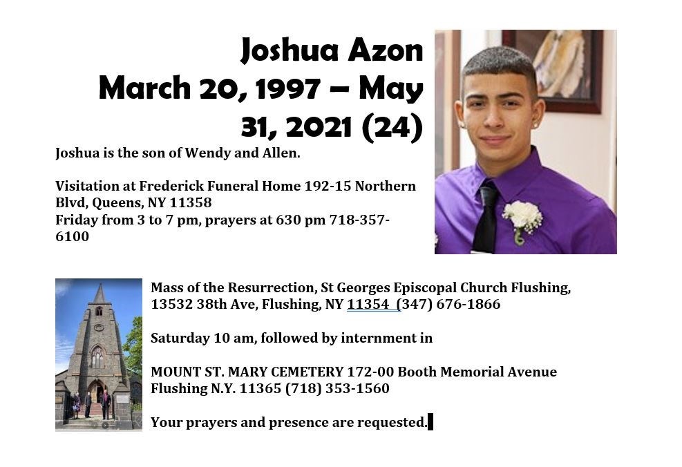 Obituary of Joshua A. Azon