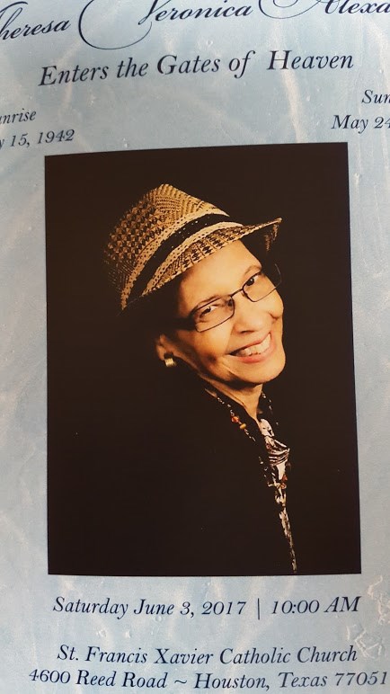 Obituary of Theresa Alexander