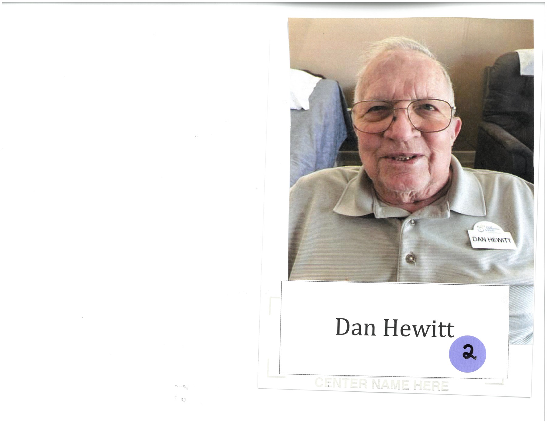 Obituary of Daniel Lewis Hewitt