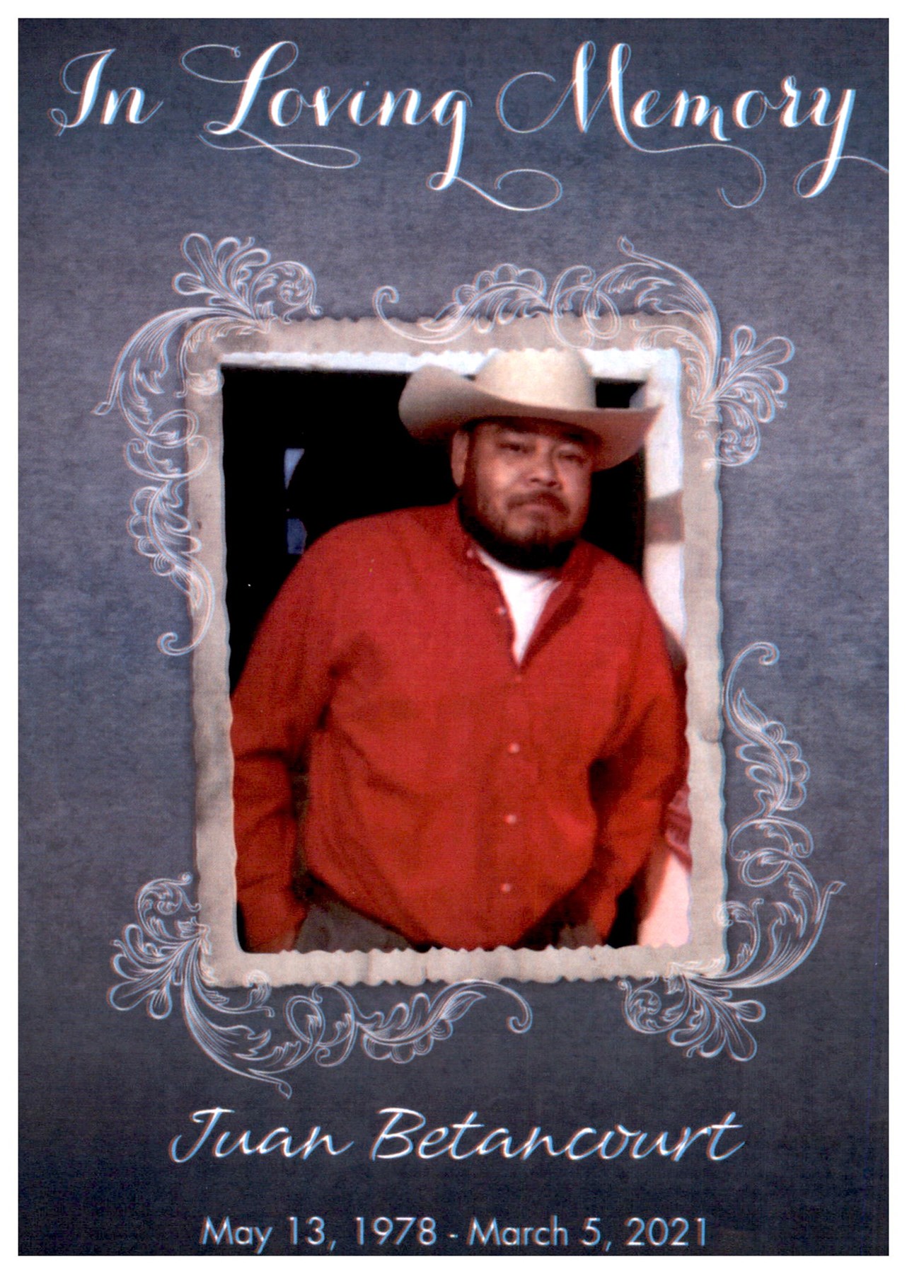 Obituary of Juan Manuel Betancourt Ochoa