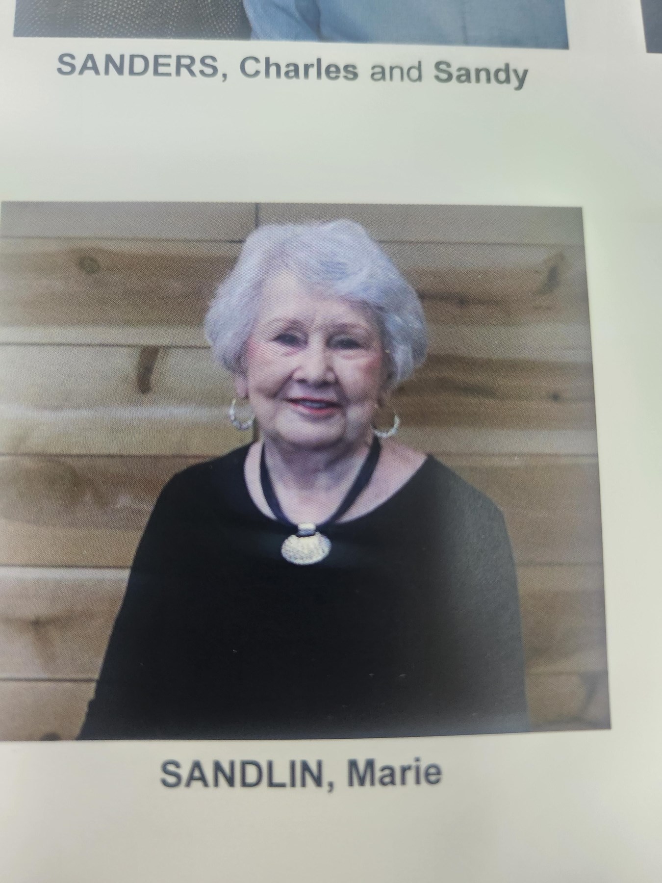 Obituary of Marie Bland Sandlin