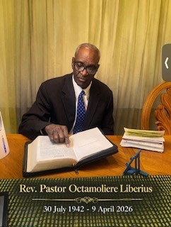Obituary of Bishop Octamoliere Liberius
