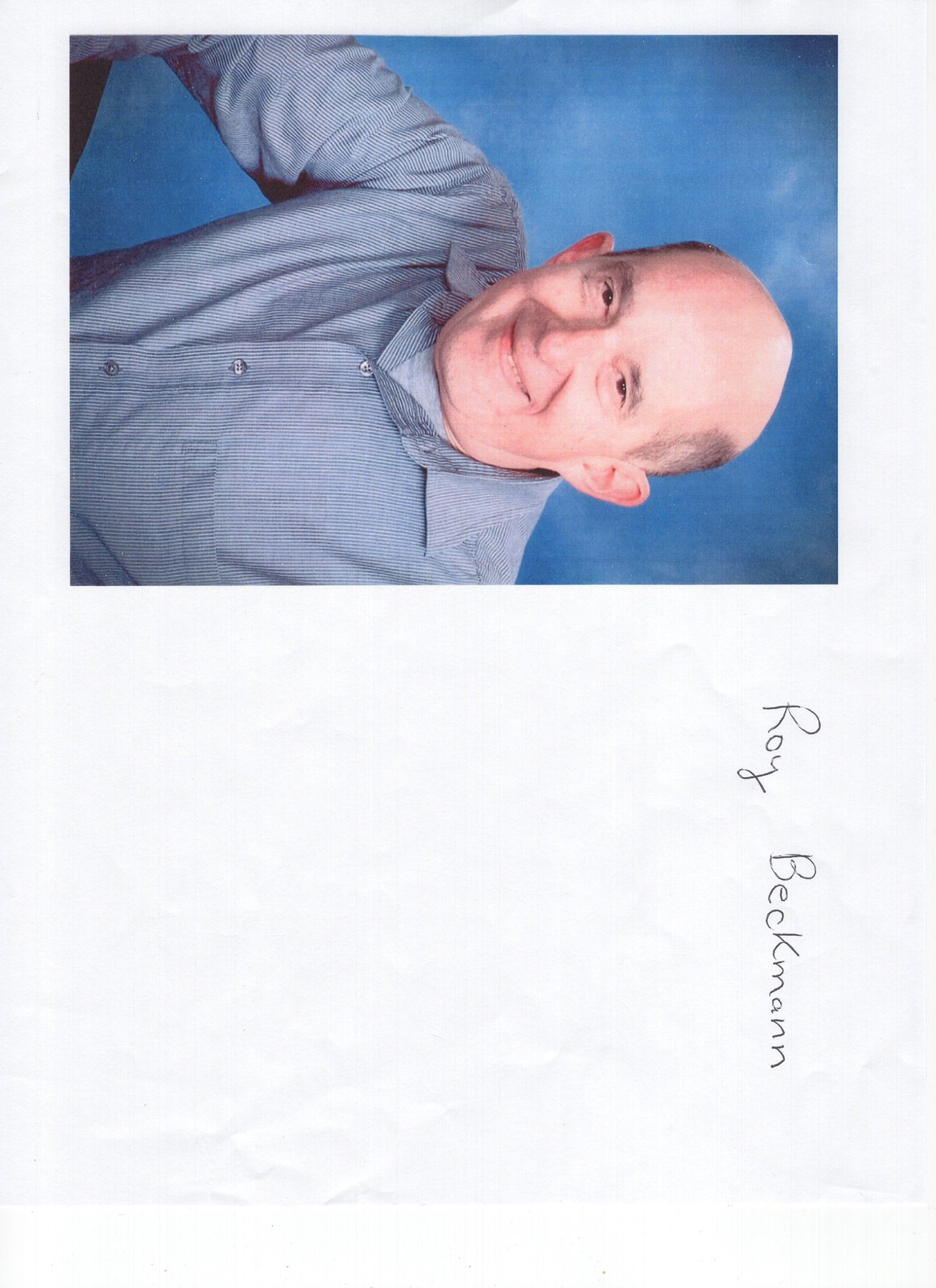 Obituary of Roy August Beckmann Jr