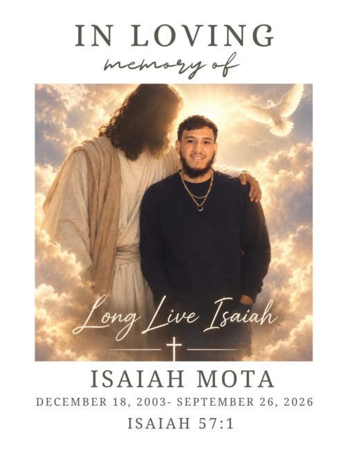 Obituary of Isaiah Alonso Mota
