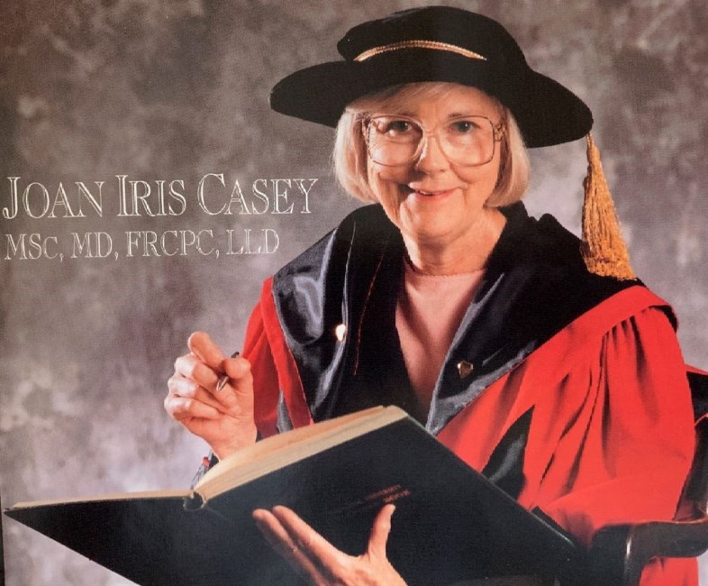 Obituary of Dr. Joan Iris Casey