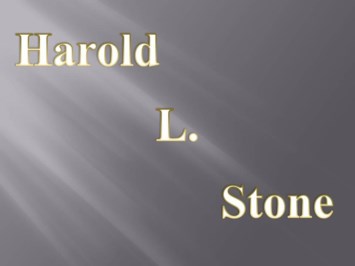 Obituary of Harold L. Stone