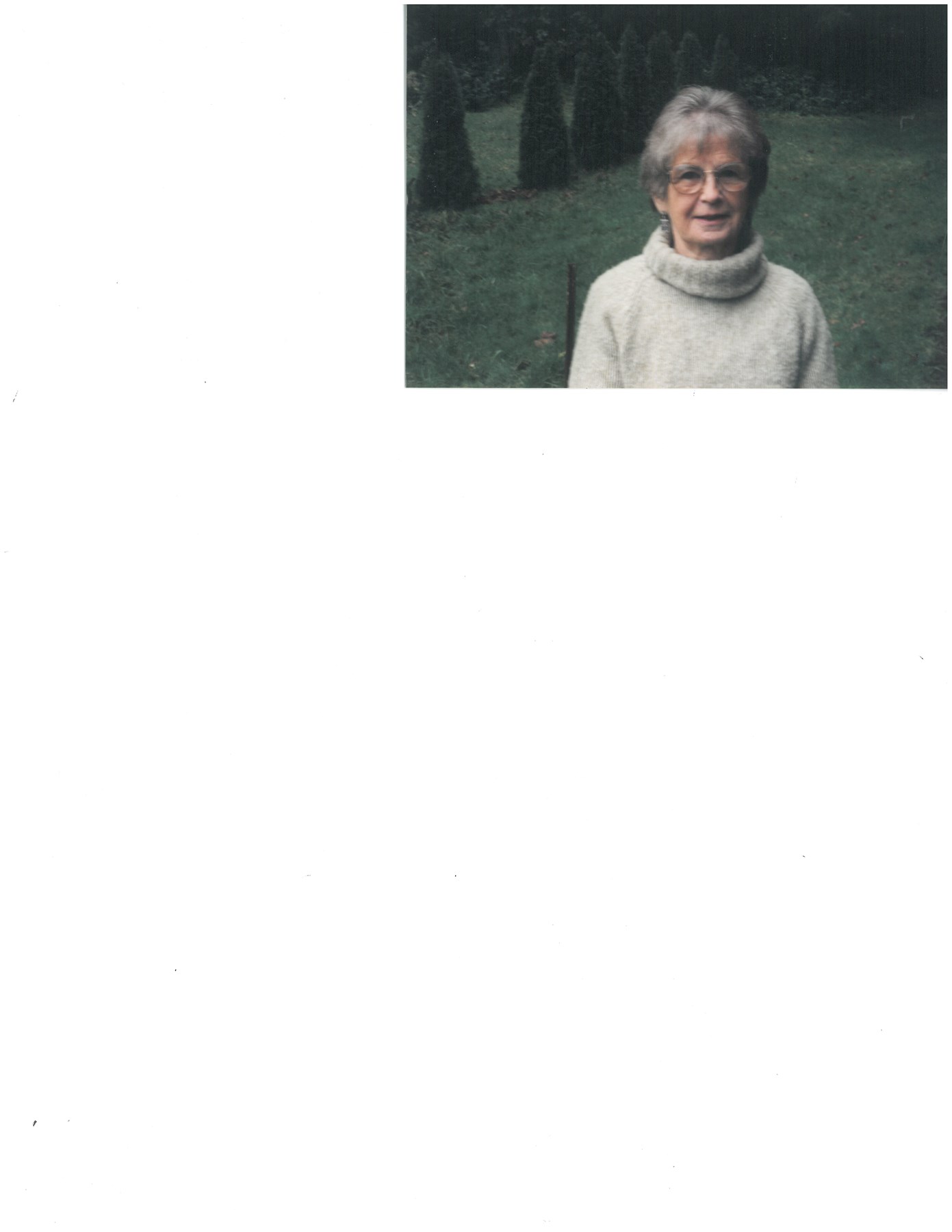 Obituary of Joan Ruth Joy