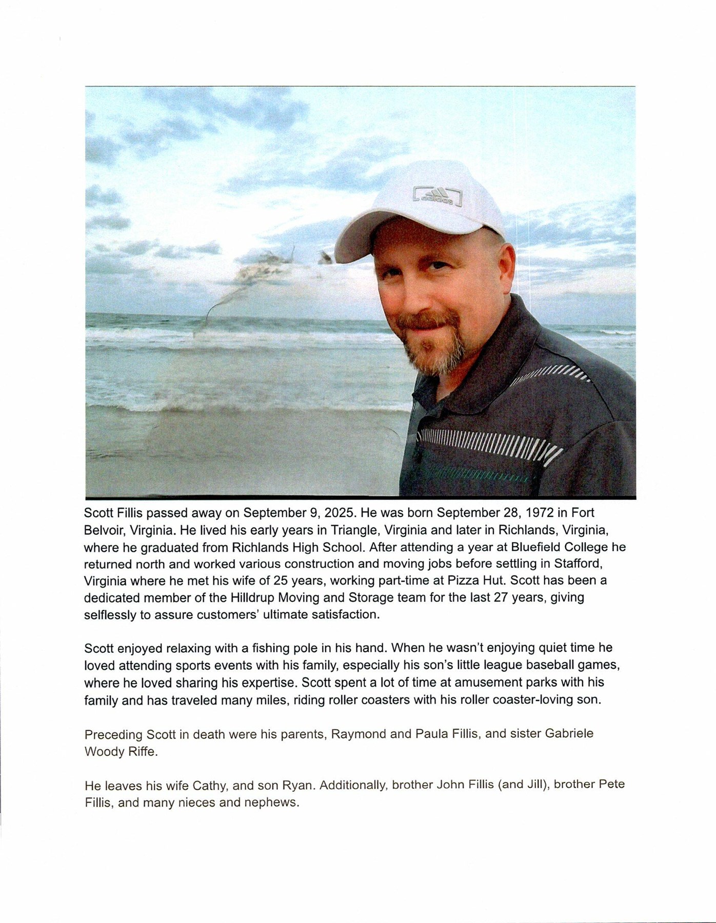 Obituario de Scott Fillis