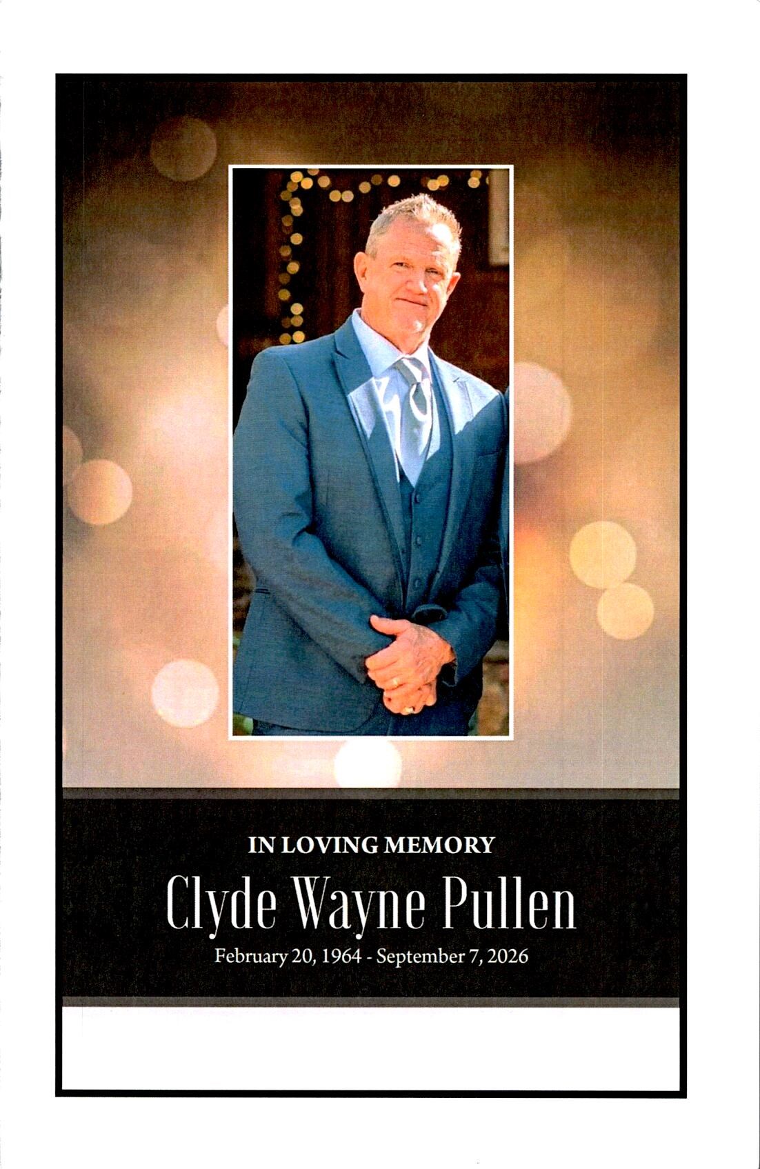 Obituary of Clyde Wayne Pullen