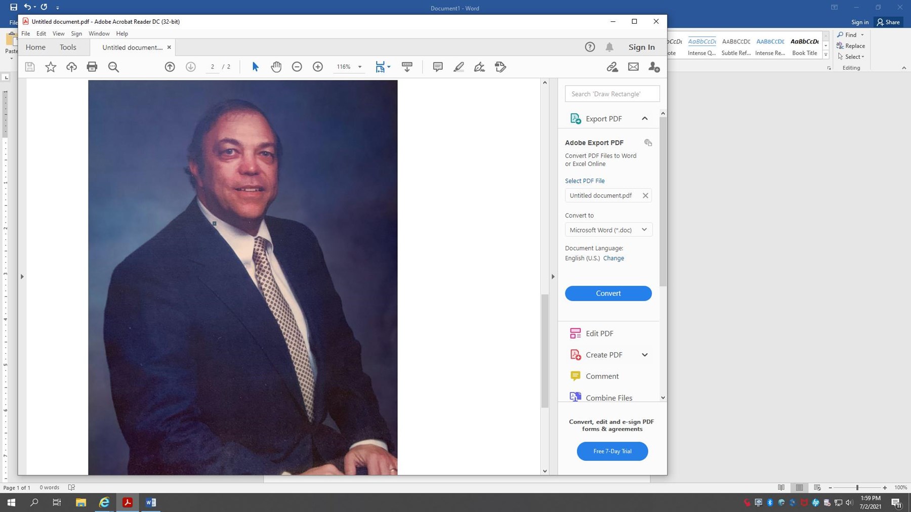 Obituary of Benjamin S. Marks Jr.