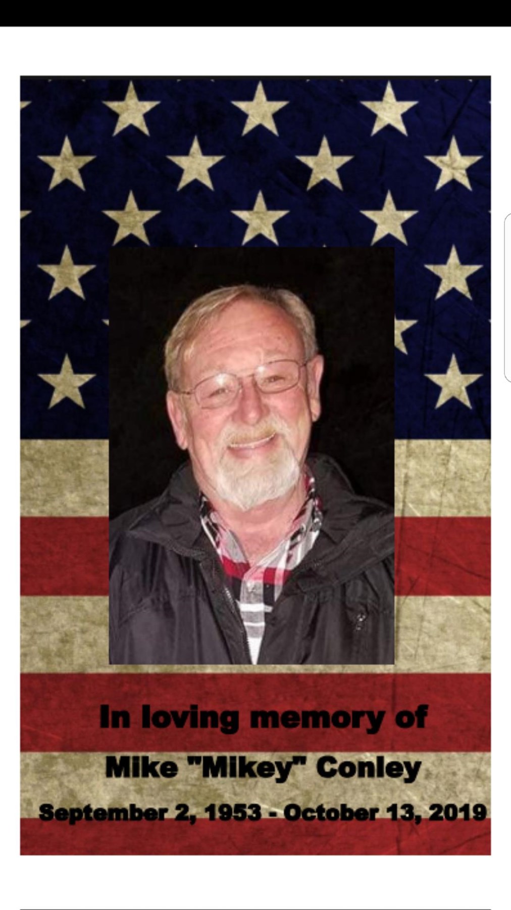 Obituary of Michael John Conley