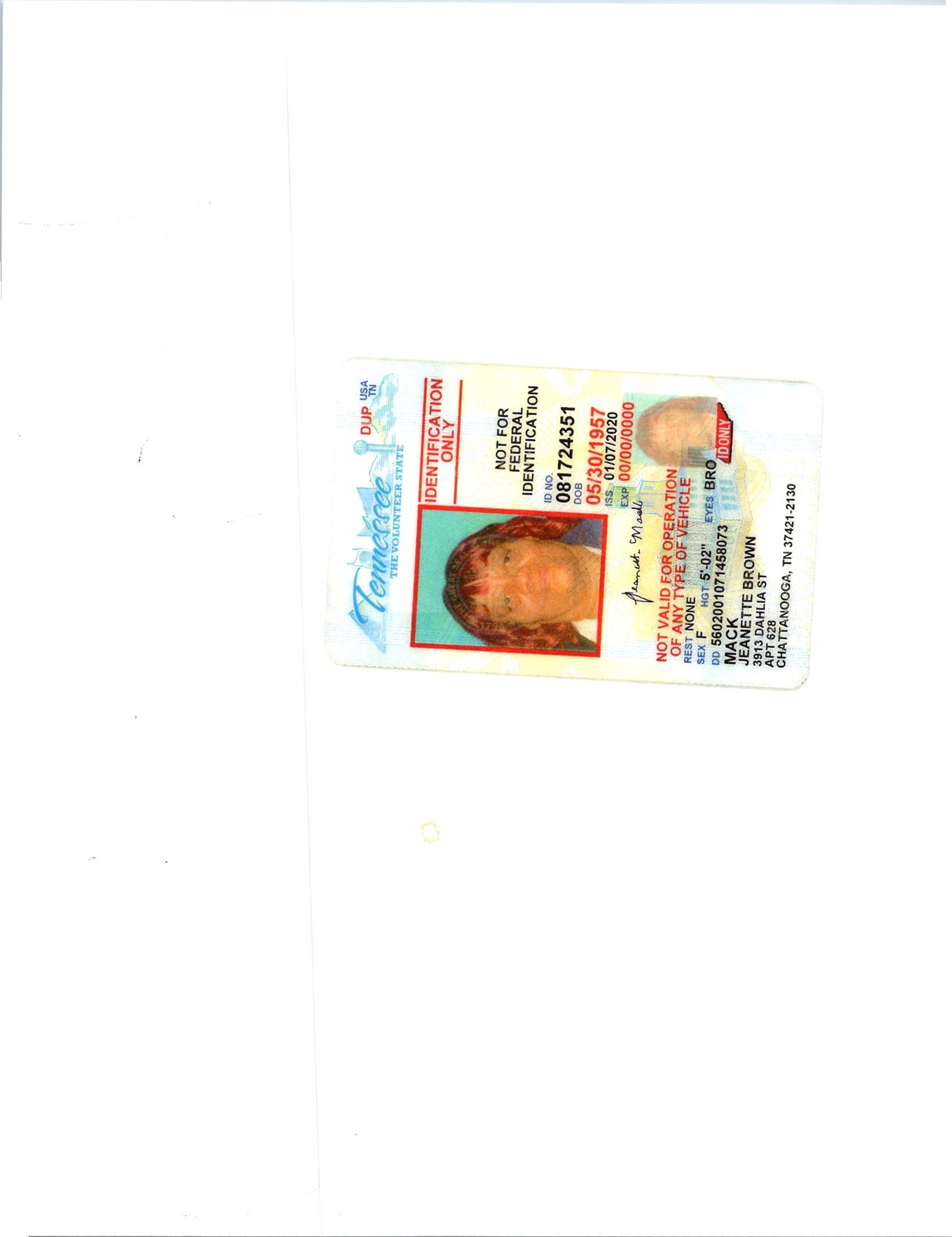 Obituary of Jeanette Mack