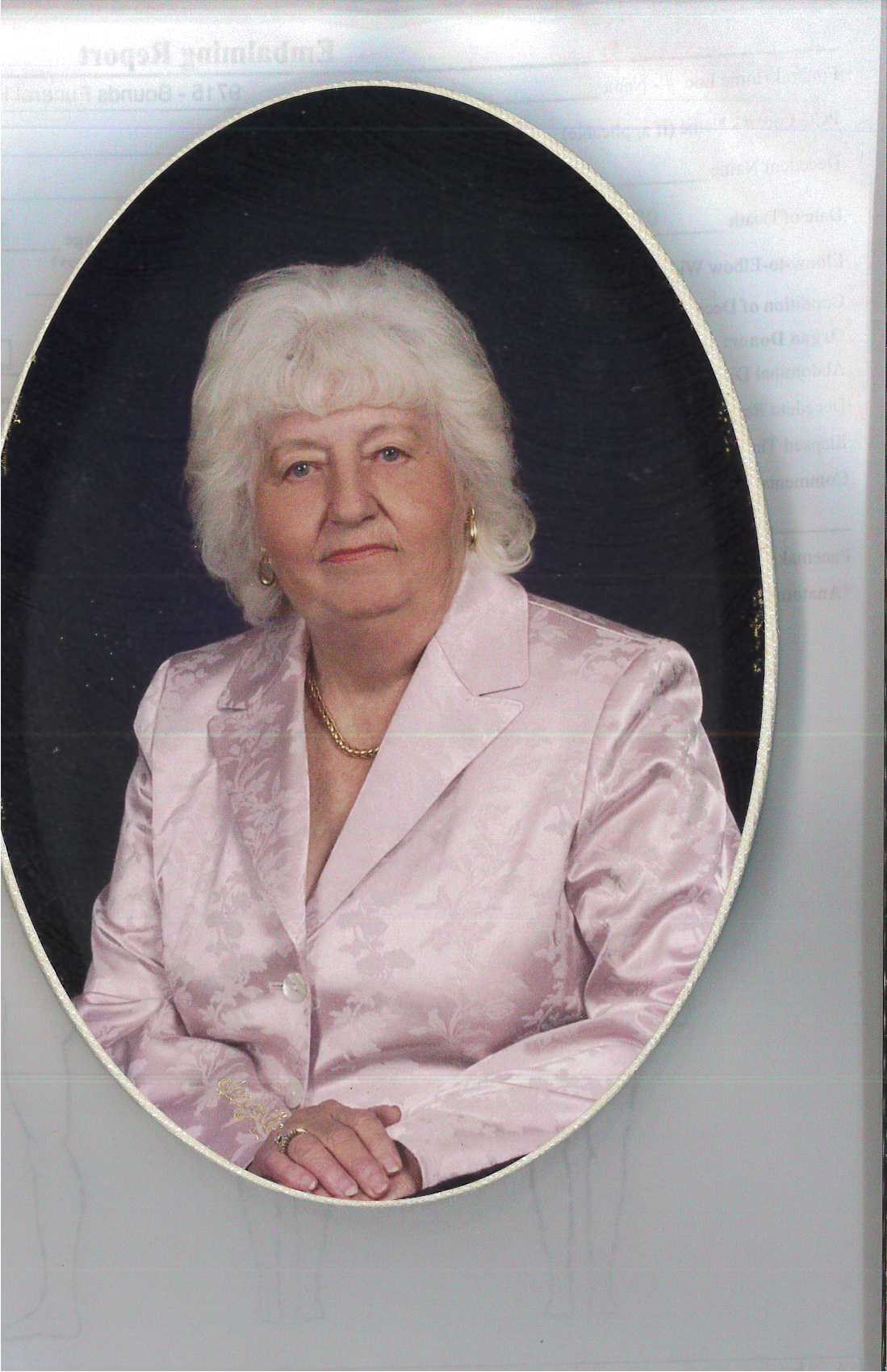 Obituary of Theodosia (Theda) "Mickey" Mae Parker