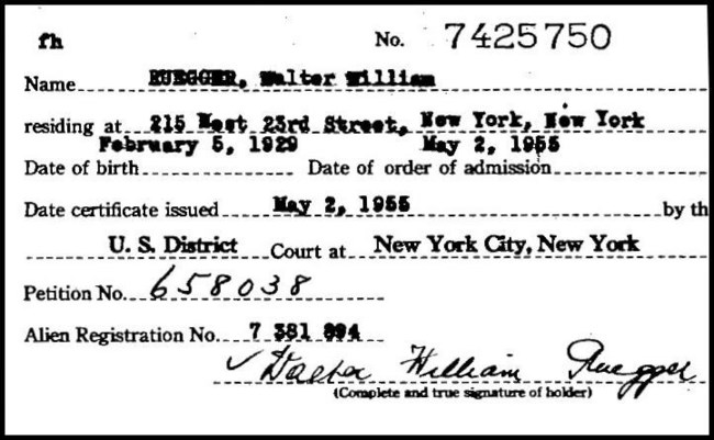 Walter Ruegger Obituary Livingston Nj