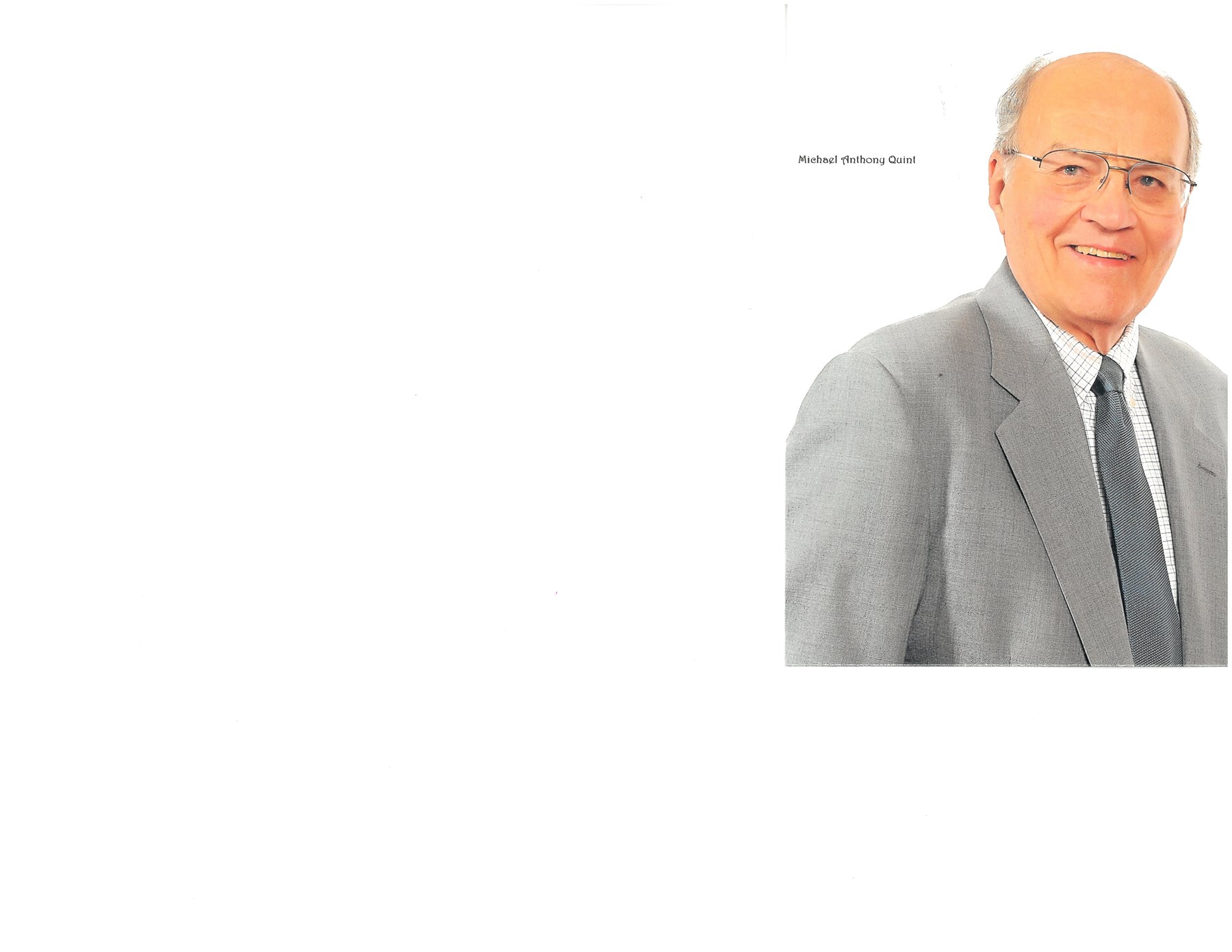 Obituary of Michael Anthony Quint